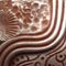 #137 Pewter with Cherry Wash: Pewter finish with cherry color handrubbed into recesses